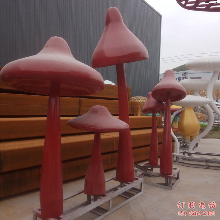 彩繪蘑菇銅雕廠家 仿古工藝品銅雕