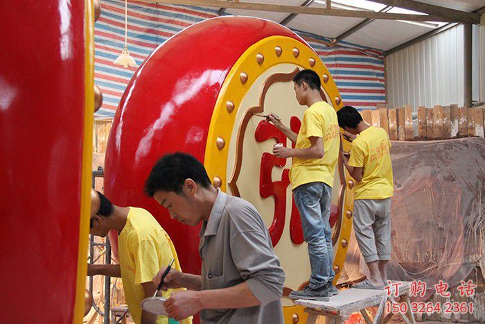城市鼓銅雕廠家 黃銅工藝品銅雕