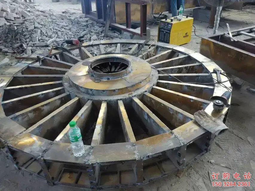 廣場水車銅雕廠家 青銅工藝品銅雕