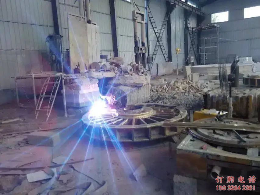 城市水車銅雕廠家 黃銅工藝品銅雕