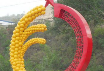青銅稻谷銅雕廠家 公園工藝品銅雕