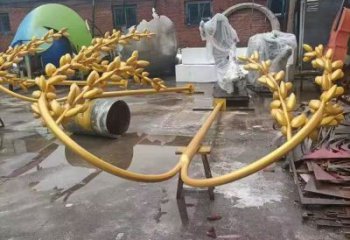 別墅稻谷銅雕廠家 公園工藝品銅雕