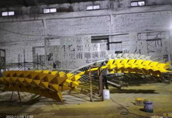 黃銅稻谷銅雕廠家 仿古工藝品銅雕