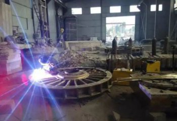 彩繪水車銅雕廠家 仿古工藝品銅雕
