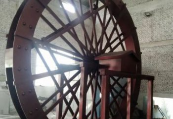 水車銅雕廠家 抽象工藝品銅雕