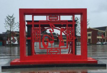 別墅福字銅雕廠家 公園工藝品銅雕