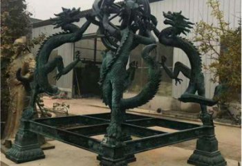 紫銅地動儀銅雕廠家 仿古工藝品銅雕