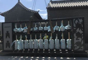 廣場(chǎng)算盤銅雕廠家 青銅工藝品銅雕