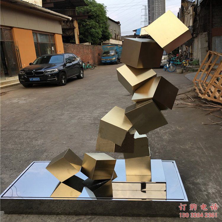 園林方塊銅雕廠家 青銅工藝品銅雕
