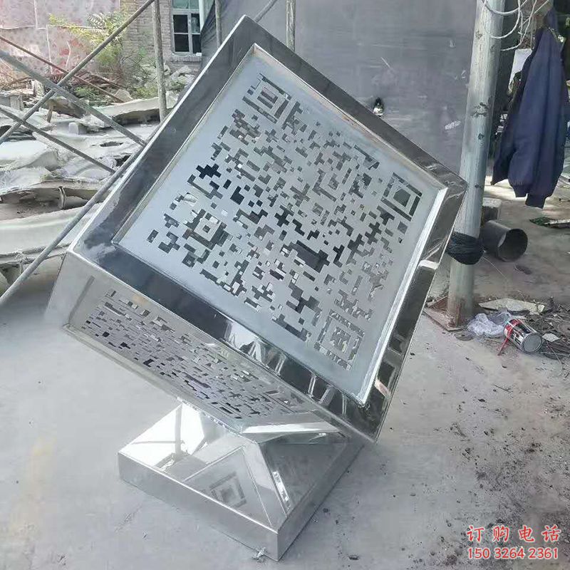 園林二維碼銅雕廠家 青銅工藝品銅雕