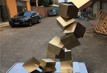 園林方塊銅雕廠家 青銅工藝品銅雕