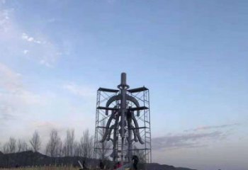 紫銅甲骨文銅雕廠家 仿古工藝品銅雕