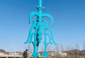 街頭甲骨文銅雕廠家 城市工藝品銅雕