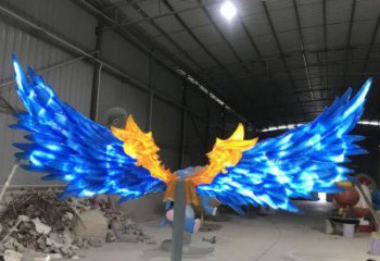 抽象翅膀銅雕廠家 辦公室工藝品銅雕