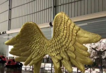 公園翅膀銅雕廠家 街頭工藝品銅雕