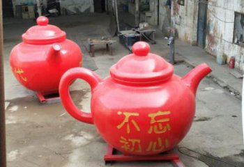 酒壺銅雕廠家 抽象工藝品銅雕