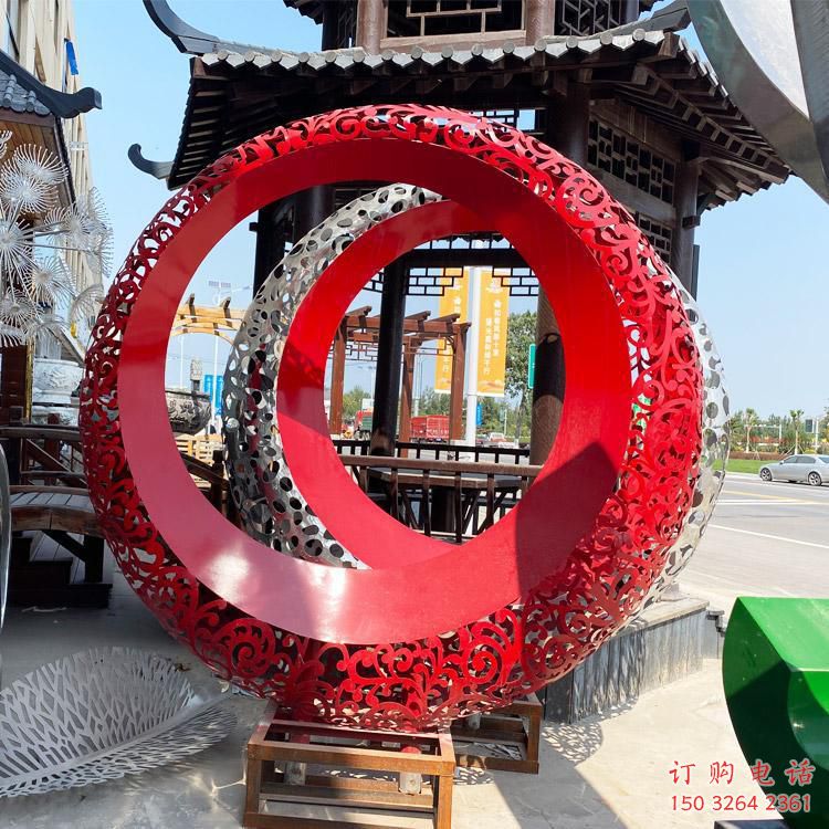 別墅花環(huán)銅雕廠家 公園工藝品銅雕