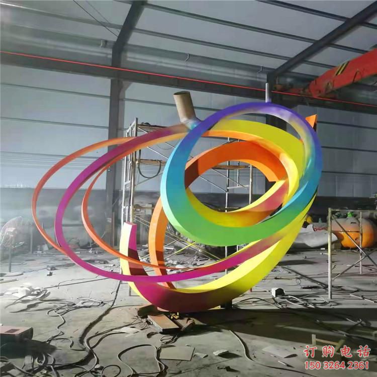 花環(huán)銅雕廠家 抽象工藝品銅雕