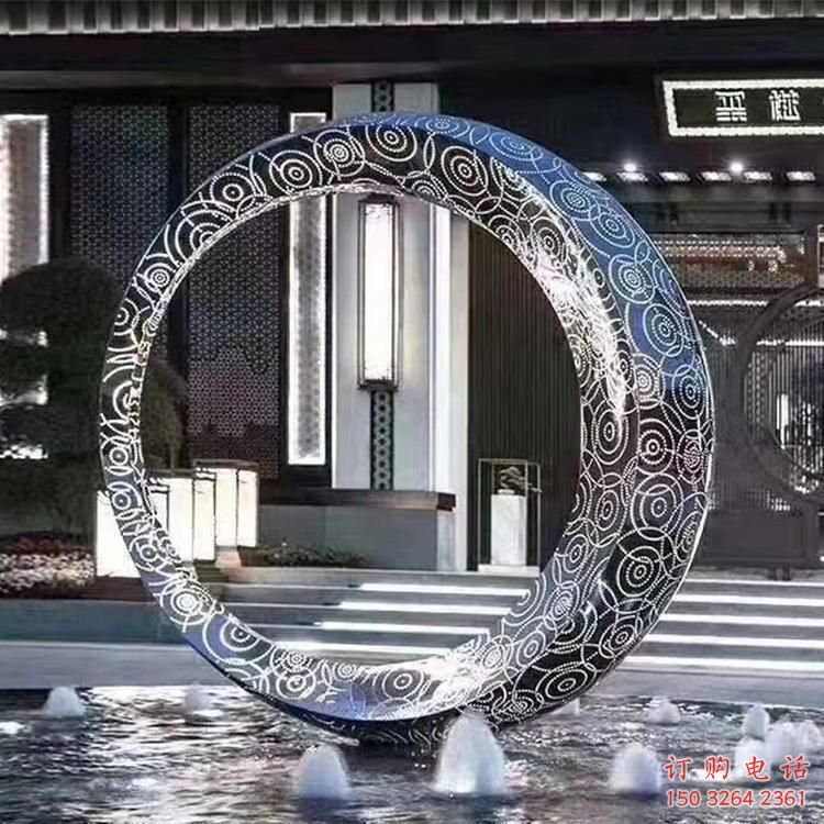 城市圓環(huán)銅雕廠家 黃銅工藝品銅雕
