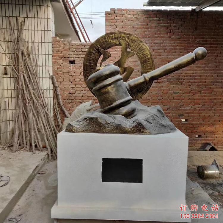 紫銅法治銅雕廠家 仿古工藝品銅雕
