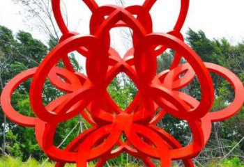紫銅花環(huán)銅雕廠家 仿古工藝品銅雕