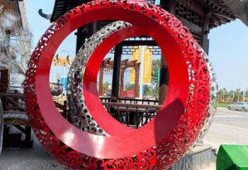 別墅花環(huán)銅雕廠家 公園工藝品銅雕