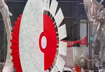 彩繪花環(huán)銅雕廠家 仿古工藝品銅雕