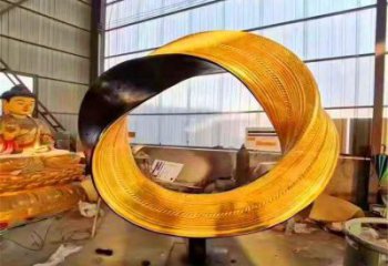 街頭花環(huán)銅雕廠家 城市工藝品銅雕