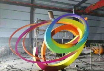 花環(huán)銅雕廠家 抽象工藝品銅雕