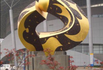 別墅圓環(huán)銅雕廠家 公園工藝品銅雕