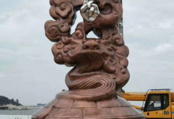 青銅云朵銅雕廠家 公園工藝品銅雕