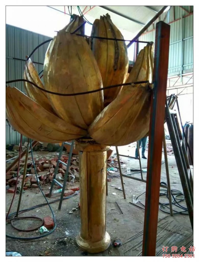 城市紫荊花銅雕廠家 黃銅工藝品銅雕