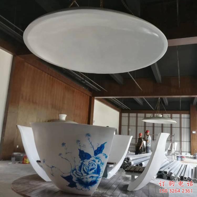 青銅大碗銅雕廠家 公園工藝品銅雕