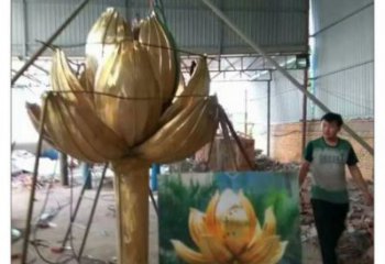 公園紫荊花銅雕廠家 街頭工藝品銅雕