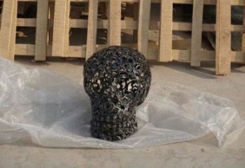 紫銅骷髏銅雕廠家 仿古工藝品銅雕