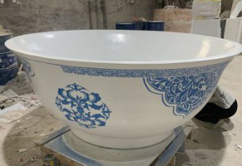 廣場(chǎng)大碗銅雕廠家 青銅工藝品銅雕