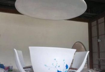 抽象大碗銅雕廠家 辦公室工藝品銅雕