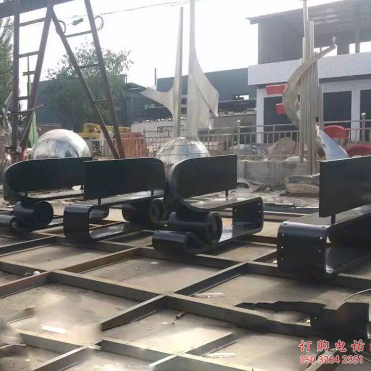 街頭座椅銅雕廠家 城市工藝品銅雕