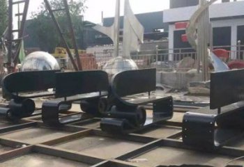 街頭座椅銅雕廠家 城市工藝品銅雕