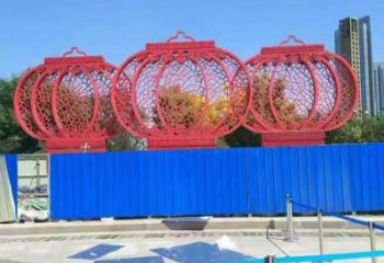 公園燈籠銅雕廠家 街頭工藝品銅雕