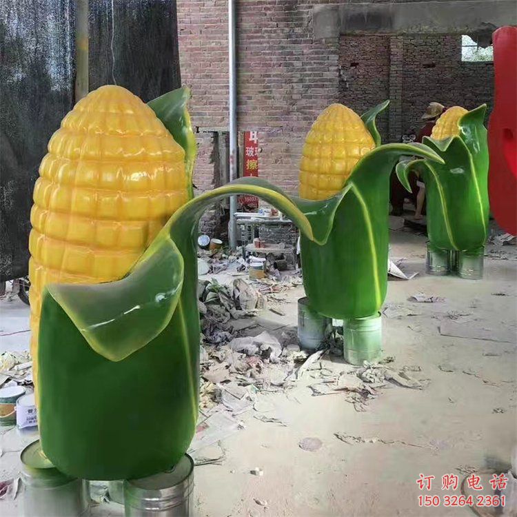 公園玉米銅雕廠(chǎng)家 街頭工藝品銅雕