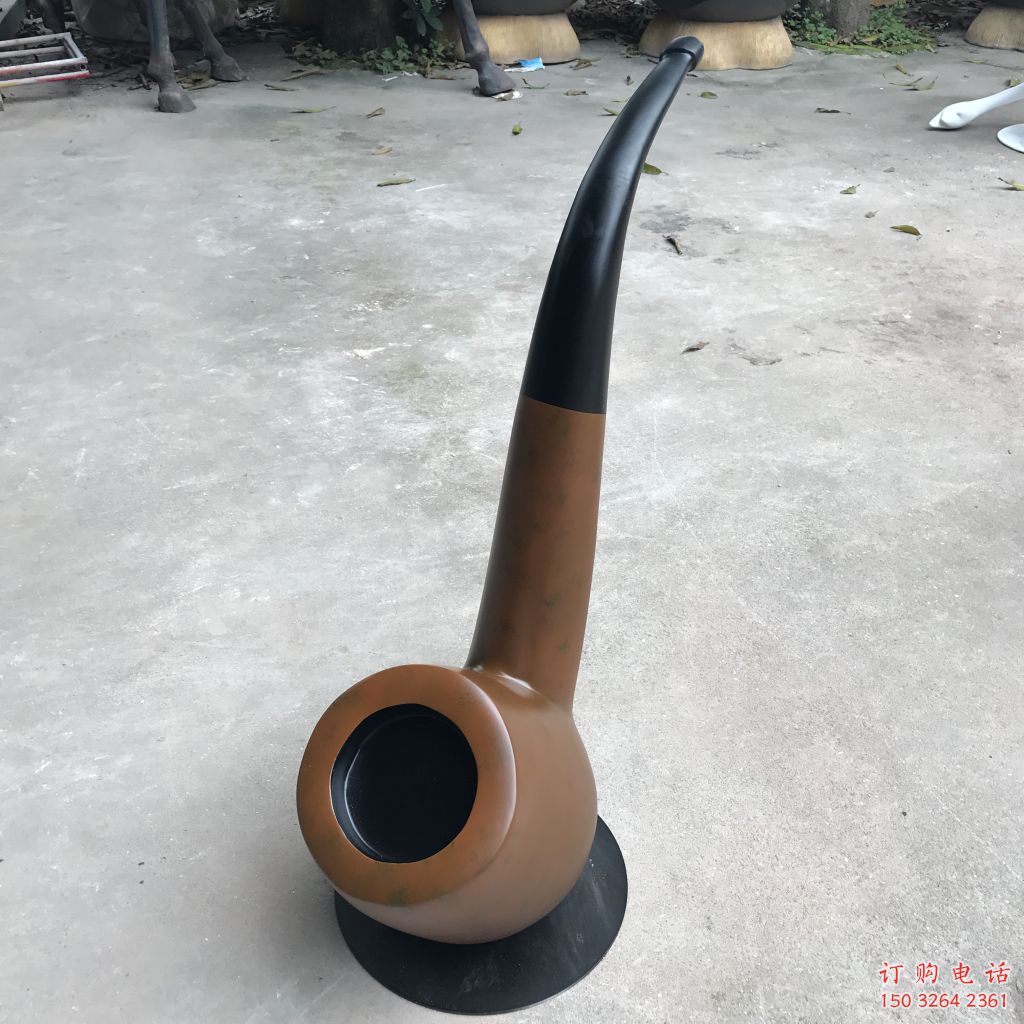紫銅煙斗銅雕廠家 仿古工藝品銅雕