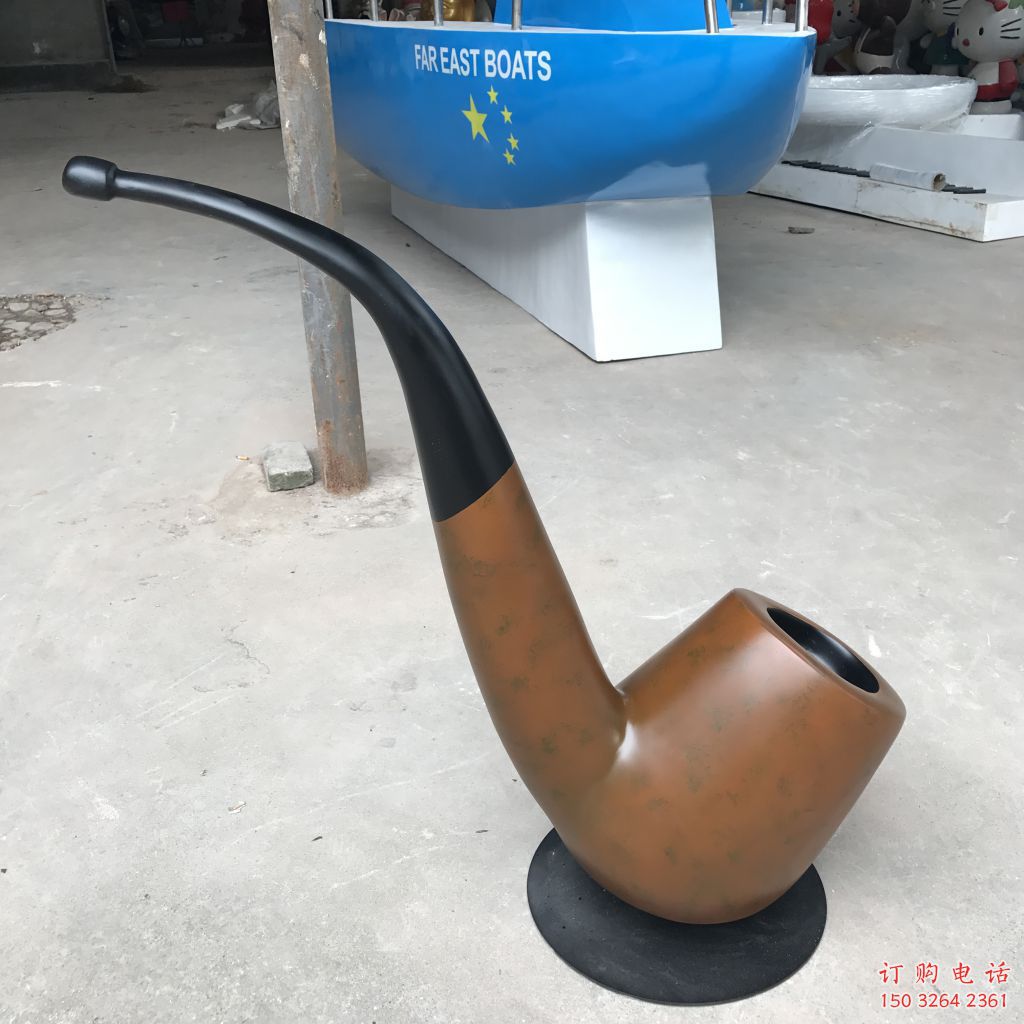 城市煙斗銅雕廠家 黃銅工藝品銅雕