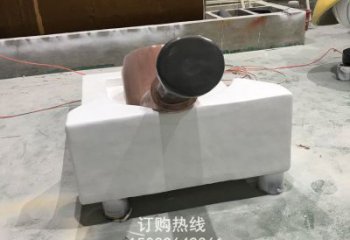 仿古煙斗銅雕廠家 彩繪工藝品銅雕