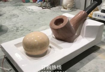 煙斗銅雕廠家 抽象工藝品銅雕