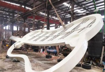 城市芭蕉扇銅雕廠家 黃銅工藝品銅雕