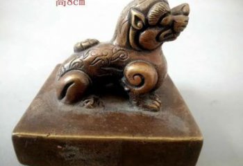 抽象銅章銅雕廠家 辦公室工藝品銅雕