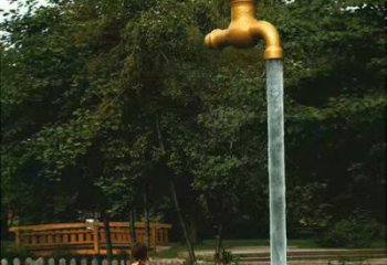 青銅水龍頭銅雕廠家 公園工藝品銅雕