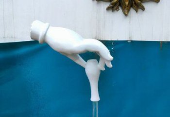 紫銅水龍頭銅雕廠家 仿古工藝品銅雕