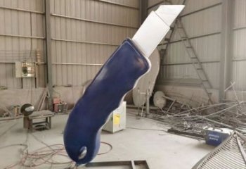 仿古刀具銅雕廠家 彩繪工藝品銅雕